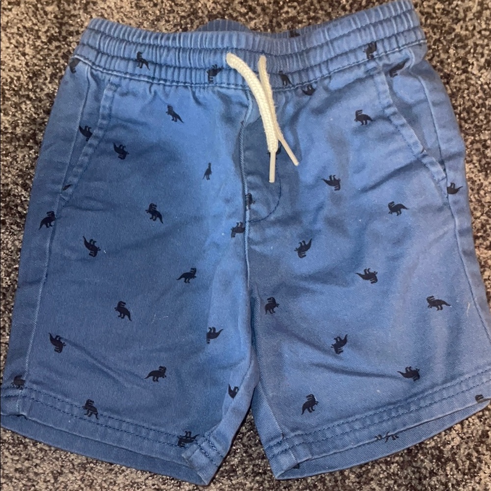 Old Navy Blue Boys Dino Print Shorts